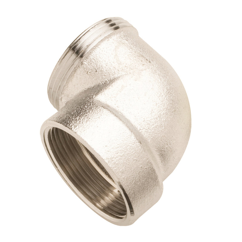 Ace 1-1/2 in. MIPS X 1-1/2 in. D FIP Chrome Plated Brass Elbow