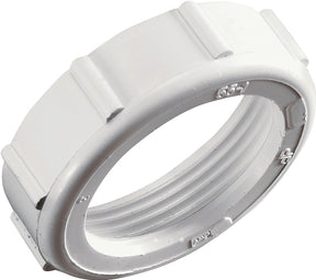 Plumb Pak PP209255 Series Slip-Joint Nut, Specifications: 1-1/2 in IPS x 1-1/2 in Tube, PVC, White