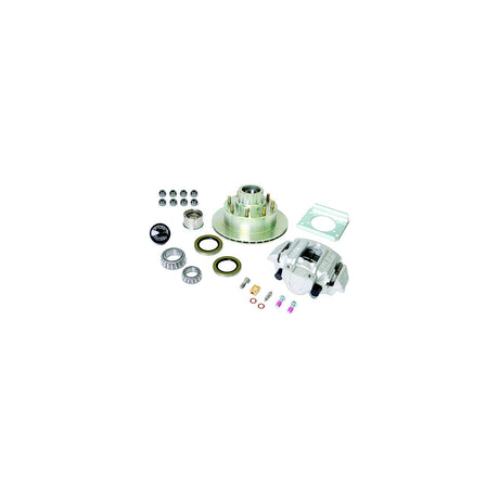 UFP Zinc+ Hub, Zinc+ Ventilated Rotor And Aluminum Caliper Kit