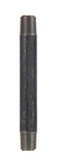 Anvil Beck 1/2 in. MPT in. Black Steel 7 in. L Nipple
