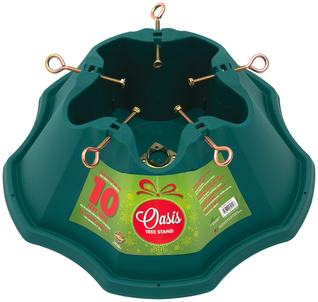 Jack-Post 522-ST Natural Tree Stand, 8-1/4 in H, Plastic, Green, Pack of 12