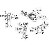 Defender Security S 4648 Mailbox Lock, Brass
