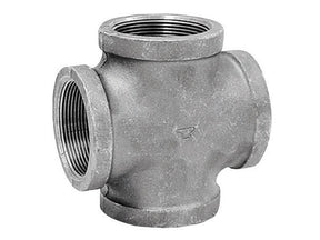 Anvil 1/2 in. FPT X 1/2 in. D FPT 1/2 in. D FNPT Galvanized Malleable Iron Cross