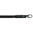 Cobra Wire A2002T0724IN Tinned Copper Battery Cable, 2 AWG, 24″, Black