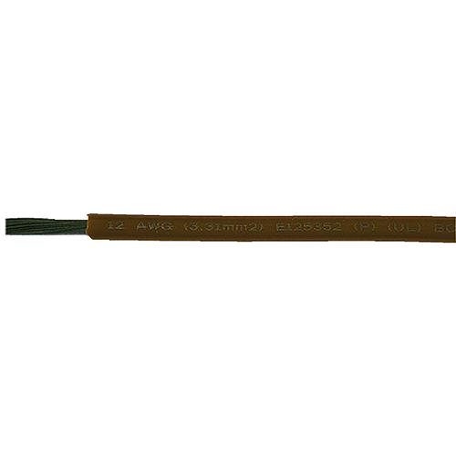 Cobra Wire A1016T06100FT Primary Tinned Copper Wire, 16 AWG, 100', Brown
