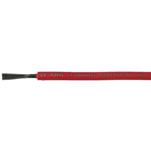 Cobra Wire A1014T01100FT Primary Tinned Copper Wire, 14 AWG, 100', Red