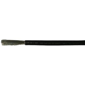 Cobra Wire A2004T07100FT Tinned Copper Battery Cable, 4 AWG, 100', Black