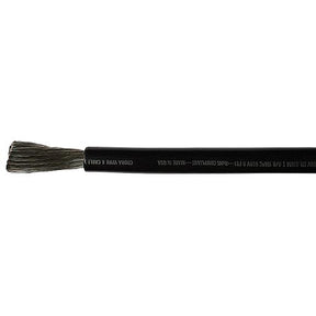 Cobra Wire A2006T-07-50 Tinned Copper Battery Cable, 6 AWG, 50', Black