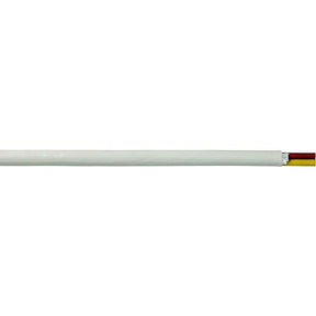 Cobra Wire B6W14T20100FT Tinned Copper Round Duplex Safety Wire, 14/2, 100', White