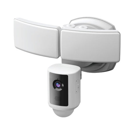 Feit Electric SEC5000/CAM/WIFI Smart Security Flood Light with Camera, 120 V, 2-Lamp, LED Lamp, Daylight, 5000 Lumens
