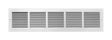 Tru Aire 6 in. H X 30 in. W 1-Way Powder Coat White Steel Baseboard Return Grille