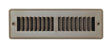 Tru Aire 2 in. H X 10 in. W 2-Way Powder Coat Brown Steel Floor Register