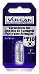 Vulcan 307241OR Screwdriver Bit, Hex Shank, S2 Chrome Molybdenum Steel