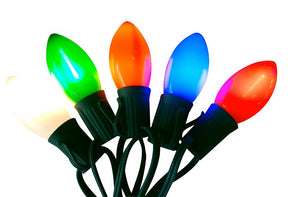 Santas Forest 25910 LED Filament Retro Light Set, 25-Lamp, LED, Multi-Color, 25000 hr Average Life, 17 ft L