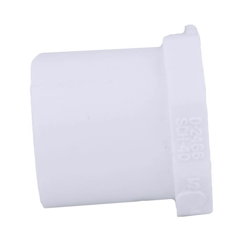 Charlotte Pipe Schedule 40 1/2 in. Spigot X 1/2 in. D Slip PVC Plug 1 pk, Pack of 50