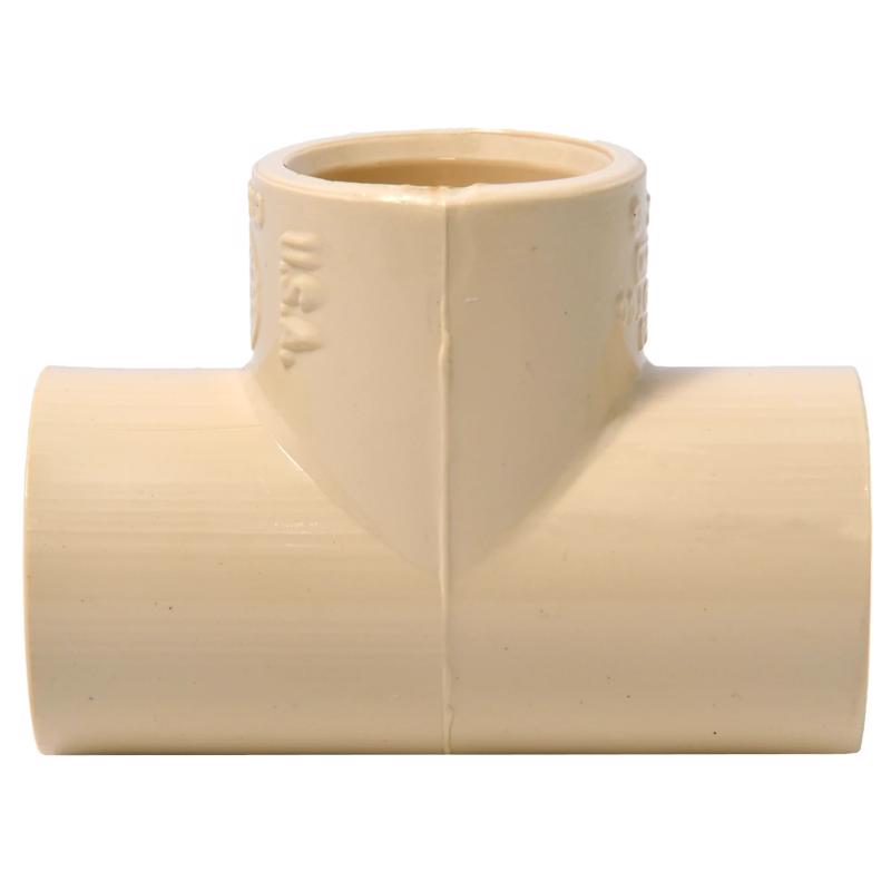 Charlotte Pipe FlowGuard 1/2 in. Socket in. X 1/2 in. D Socket CPVC Tee 10 pk