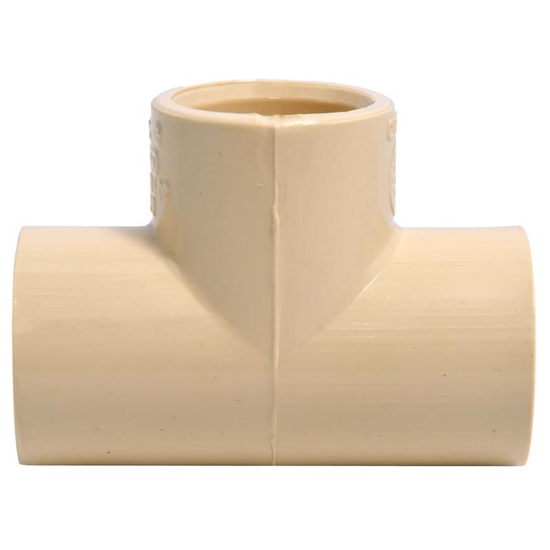 Charlotte Pipe FlowGuard 1/2 in. Socket in. X 1/2 in. D Socket CPVC Tee 10 pk