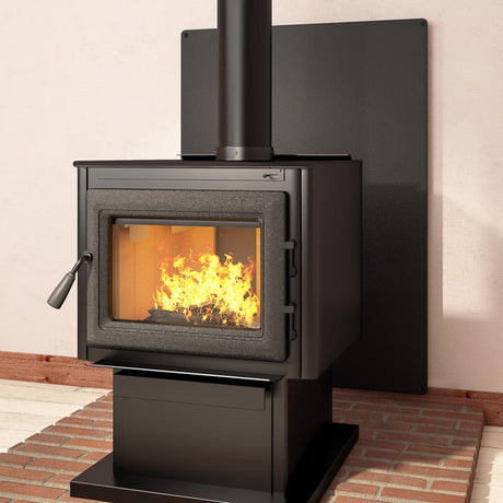 Imperial 32 in. W X 28 in. L Black Stove Board
