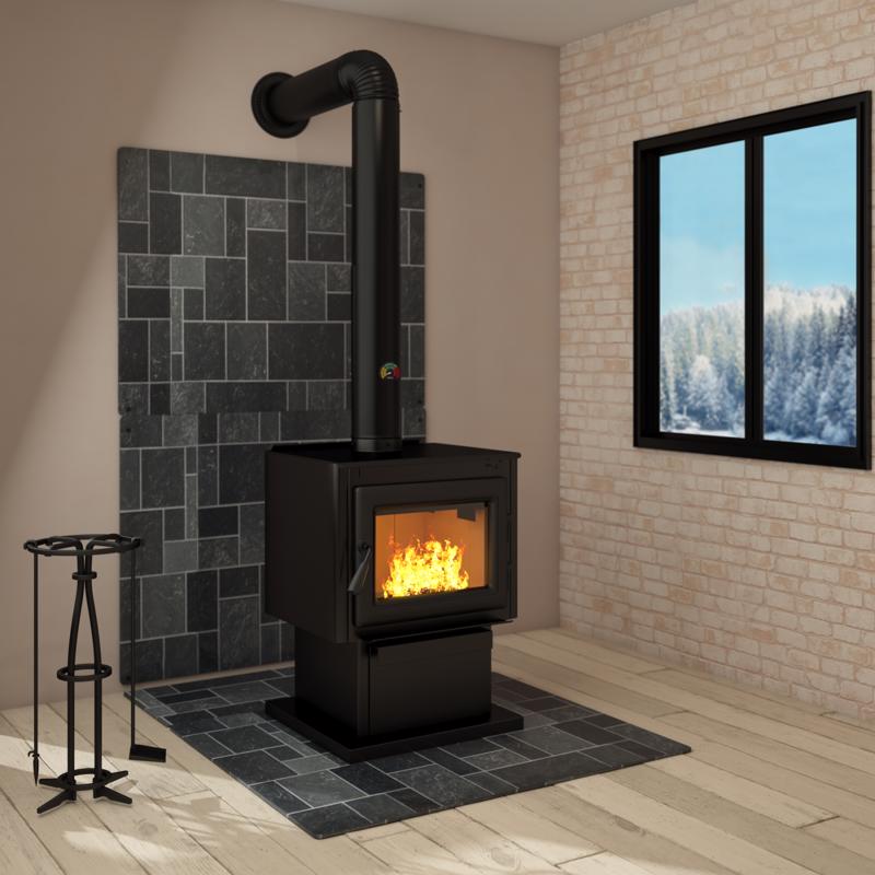 Imperial 32 in. W X 28 in. L Slate Stove Board
