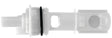 Danco 15607B Diverter Stem, Plastic, 3-7/64 in L, For: Delta Two Handle Bath and Tub/Shower Faucets