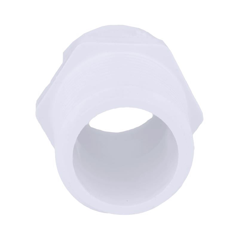 Charlotte Pipe Schedule 40 1 in. MPT X 3/4 in. D Slip PVC Pipe Adapter 1 pk, Pack of 25