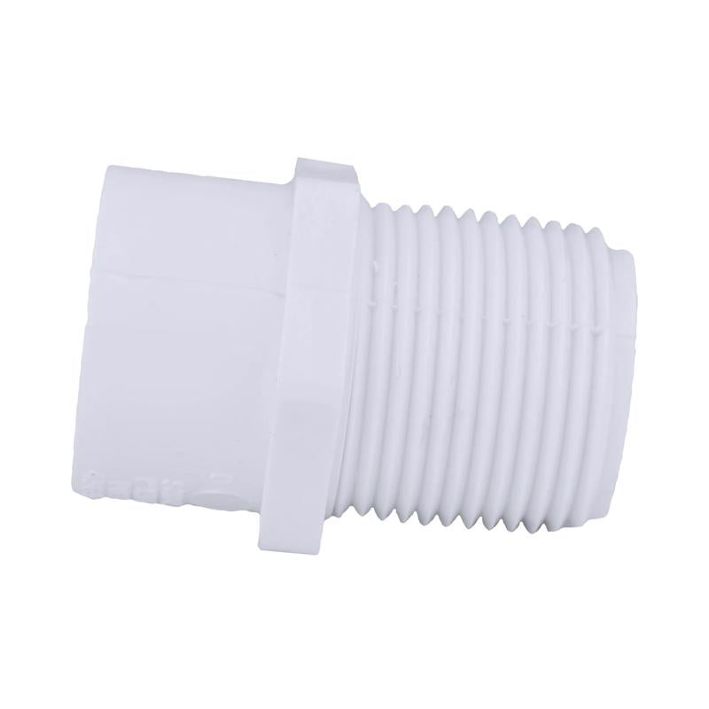 Charlotte Pipe Schedule 40 1 in. MPT X 3/4 in. D Slip PVC Pipe Adapter 1 pk, Pack of 25