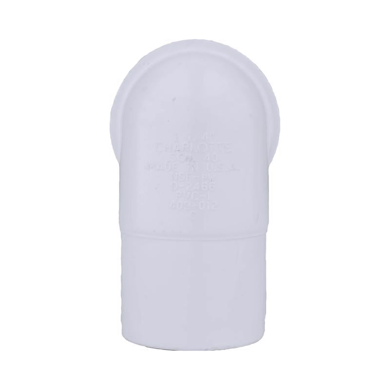 Charlotte Pipe Schedule 40 1-1/4 in. Spigot X 1-1/4 in. D Slip PVC 90 Degree Street Elbow 1 pk