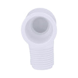 Charlotte Pipe Schedule 40 1/2 in. Slip X 1/2 in. D MPT PVC Street Elbow 1 pk, Pack of 25