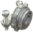 Halex 05703B Clamp Connector, 3/8 in, 1-3/16 in L, Zinc, 100/BX