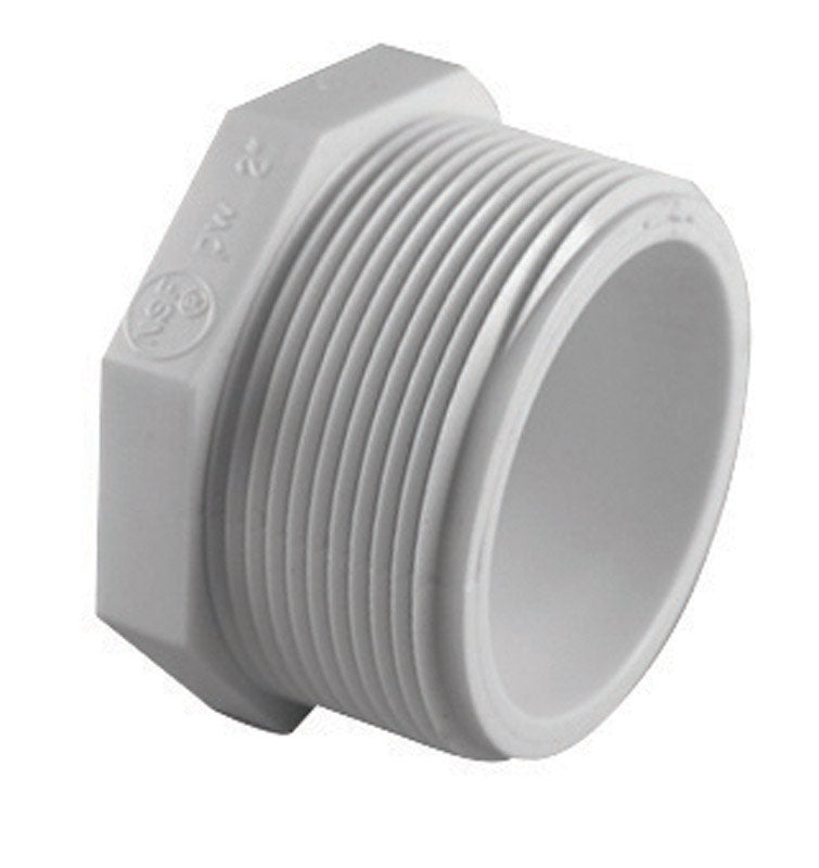 Charlotte Pipe Schedule 40 3/4 in. MPT PVC Plug 1 pk, Pack of 25