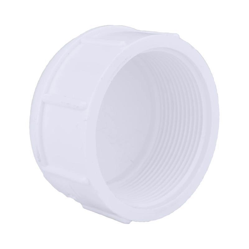 Charlotte Pipe Schedule 40 2 in. FPT X 2 in. D FPT PVC Cap 1 pk, Pack of 10