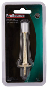 ProSource H20-Z020C-PS Heavy-Duty Rigid Door Stop, 15/16 in Dia Base, 3-1/8 in Projection, Die-Cast Zinc & Plastic