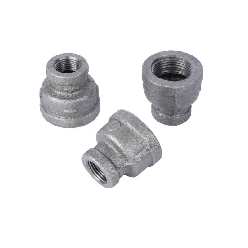 STZ Industries 3/8 in. FIP each X 1/4 in. D FIP Black Malleable Iron Reducing Coupling