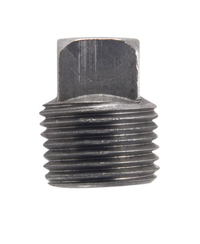 Billco Corporation 1/4 in. MPT Black Steel Square Head Plug, Pack of 5