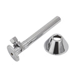 Keeney 1/2 in. Sweat X 3/8 in. Compression Brass Shut-Off Valve