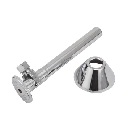 Keeney 1/2 in. Sweat X 3/8 in. Compression Brass Shut-Off Valve