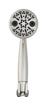Oxygenics PowerFlow Brushed Nickel ABS Plastic 3 settings Handheld Showerhead 1.75 gpm