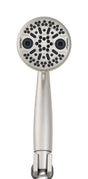 Oxygenics PowerFlow Brushed Nickel ABS Plastic 3 settings Handheld Showerhead 1.75 gpm
