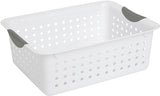 Sterilite Ultra 16248006 Storage Basket, 0.9 cu-ft, Plastic, Pack of 6