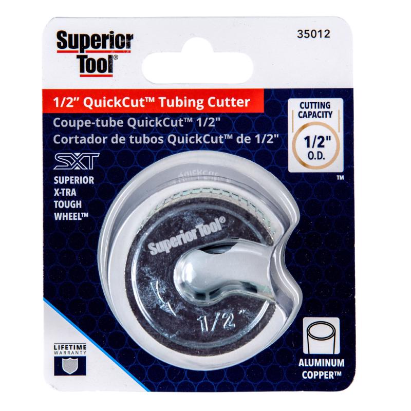 Superior Tool 1/2 in. Pipe Cutter Black/Silver 1 pk