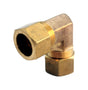 JMF Company 3/8 in. Compression X 1/4 in. D Compression Brass 90 Degree Elbow, Pack of 5