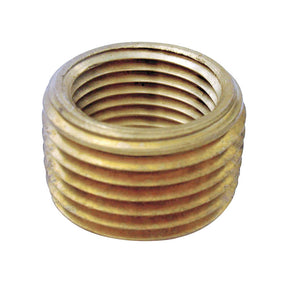 JMF Company 3/8 in. MPT X 1/4 in. D FPT Brass Pipe Face Bushing, Pack of 5