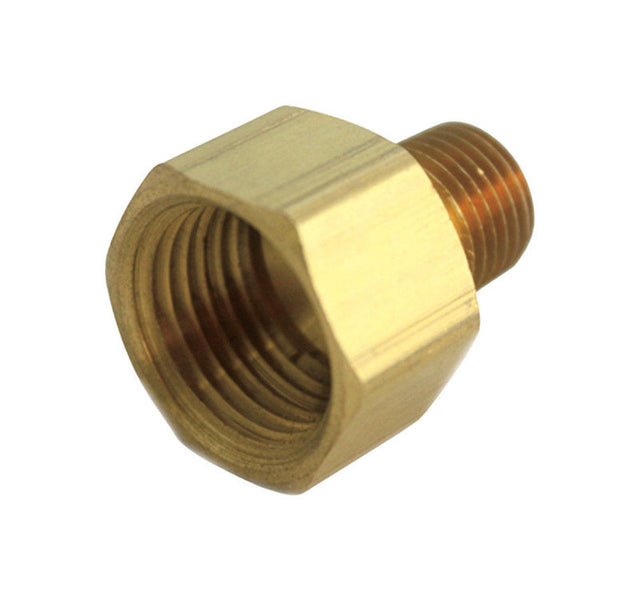 JMF Company 3/8 in. FPT X 3/8 in. D MPT Brass Reducing Coupling, Pack of 5