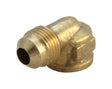 JMF Company 1/4 in. Flare X 1/8 in. D FPT Brass 90 Degree Elbow, Pack of 5