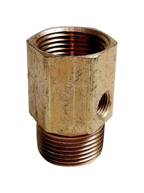Dial Pipe Adapter 1/2 in. x 1/8 in., 1/8 in., 3/4 in., Pack of 6