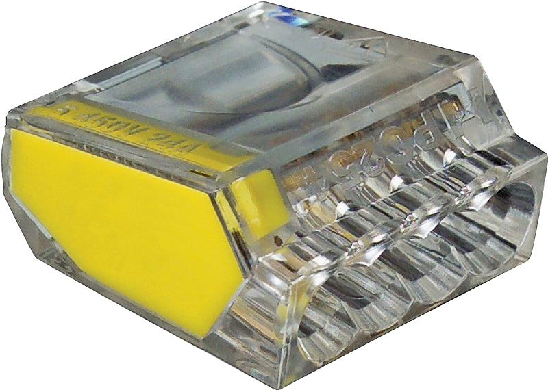 Gardner Bender PushGard 10-PC4 Wire Connector, 12 to 22 AWG Wire, Copper Contact, Polycarbonate Housing Material, 100/CT