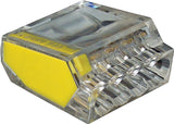 Gardner Bender PushGard 10-PC4 Wire Connector, 12 to 22 AWG Wire, Copper Contact, Polycarbonate Housing Material, 100/CT