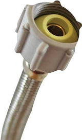 Fluidmaster B1T20 Toilet Connector, 3/8 in Inlet, Compression Inlet, 7/8 in Outlet, Ballcock Outlet, 20 in L