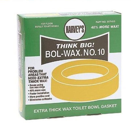 Harvey's Toilet Bowl Gasket with Wax & Flange Polyethylene