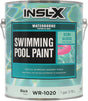 Insl-X WR102009201 Swimming Pool Paint, Acrylic, Semi-Gloss, Black, 1 gal Can, Pack of 2
